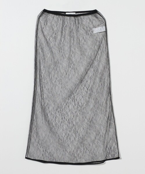 Steven Alan(スティーブンアラン)の「<AMOMENTO>SHEER LACE LONG SKIRT/スカート(スカート・レディース・ブラック・0)」の1枚目の写真