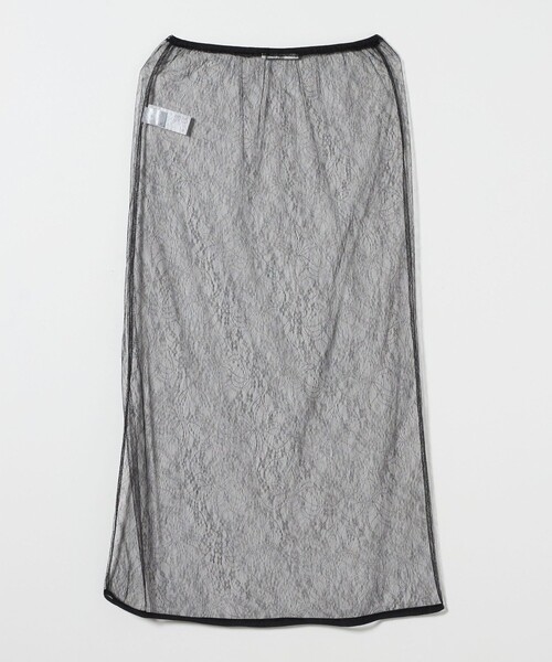Steven Alan(スティーブンアラン)の「<AMOMENTO>SHEER LACE LONG SKIRT/スカート(スカート・レディース・ブラック・0)」の6枚目の写真