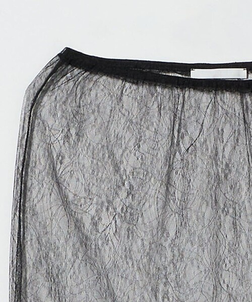 Steven Alan(スティーブンアラン)の「<AMOMENTO>SHEER LACE LONG SKIRT/スカート(スカート・レディース・ブラック・0)」の7枚目の写真