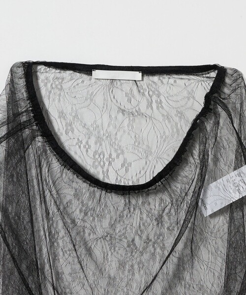 Steven Alan(スティーブンアラン)の「<AMOMENTO>SHEER LACE LONG SKIRT/スカート(スカート・レディース・ブラック・0)」の8枚目の写真