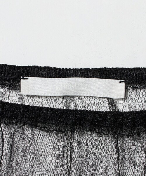 Steven Alan(スティーブンアラン)の「<AMOMENTO>SHEER LACE LONG SKIRT/スカート(スカート・レディース・ブラック・0)」の4枚目の写真