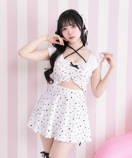 DearMyLoveRose｜ディアマイラブローズ（レディース）の水着（ホワイト
