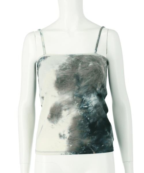 anap mimpi（アナップミンピ）の「カップ付き タイダイ柄 キャミソール（キャミソール・レディース・ネイビー/ベージュ・FREE）」の12枚目の写真