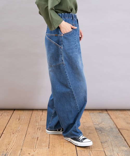 URCH RNA ライトブルーデニムパンツ M R4339 コックさんのデザインポケパンツ（デニムパンツ）｜URCH