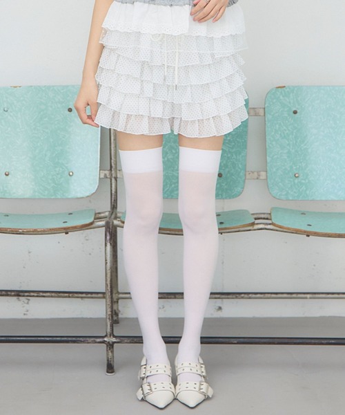 3.3 Field Trip （3.3フィールドトリップ）の「3.3 Field Trip／フリルレースショートパンツ(インパン付)（その他パンツ・レディース・その他1/その他2/ホワイト/ブラック/その他4/その他3/ブラウン/その他5・FREE）」の5枚目の写真