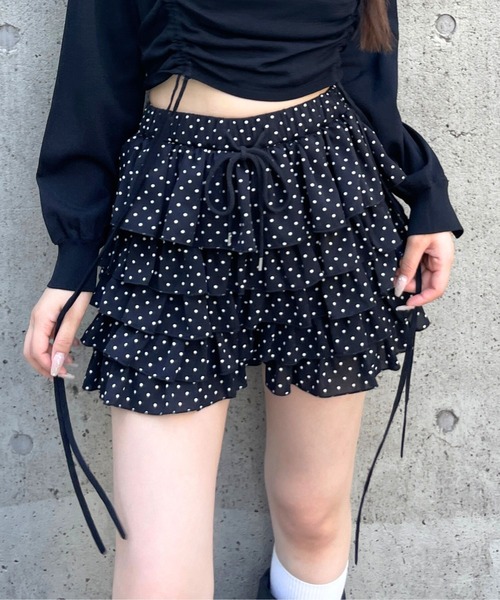 3.3 Field Trip （3.3フィールドトリップ）の「3.3 Field Trip／フリルレースショートパンツ(インパン付)（その他パンツ・レディース・その他1/その他2/ホワイト/ブラック/その他4/その他3/ブラウン/その他5・FREE）」の6枚目の写真