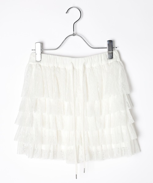 3.3 Field Trip （3.3フィールドトリップ）の「3.3 Field Trip／フリルレースショートパンツ(インパン付)（その他パンツ・レディース・その他1/その他2/ホワイト/ブラック/その他4/その他3/ブラウン/その他5・FREE）」の12枚目の写真