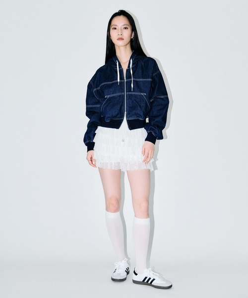 3.3 Field Trip （3.3フィールドトリップ）の「3.3 Field Trip／フリルレースショートパンツ(インパン付)（その他パンツ・レディース・その他1/その他2/ホワイト/ブラック/その他4/その他3/ブラウン/その他5・FREE）」の22枚目の写真