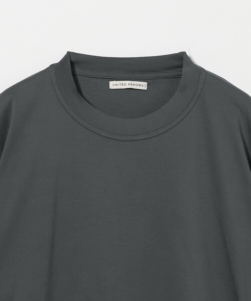 UNITED ARROWS（ユナイテッドアローズ）の「サマーシルケットスムース クルーネック T（Tシャツ/カットソー・メンズ・オリーブ/ダークグレー/ホワイト/ライラック・S/M/L/XL）」の17枚目の写真
