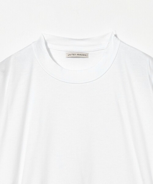 UNITED ARROWS（ユナイテッドアローズ）の「サマーシルケットスムース クルーネック T（Tシャツ/カットソー・メンズ・オリーブ/ダークグレー/ホワイト/ライラック・S/M/L/XL）」の22枚目の写真