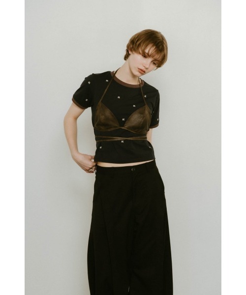 Knuth Marf(クヌースマーフ)の「wrap leather bustier(その他トップス・レディース・ブラウン/サンドベージュ・FREE)」の5枚目の写真