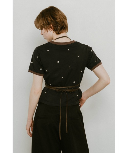 Knuth Marf(クヌースマーフ)の「wrap leather bustier(その他トップス・レディース・ブラウン/サンドベージュ・FREE)」の6枚目の写真