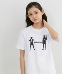QUNTSTYLE（キュントスタイル）の「【MIKASA×ハイキュー】プリントＴシャツ（男の子・女の子）（Tシャツ/カットソー・キッズ）」