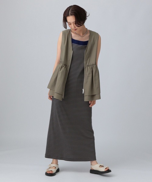 LEPSIM(レプシィム)の「アソートノースリワンピース 497473(ワンピース・レディース・レッド/ネイビー/ブラック・FREE)」の3枚目の写真