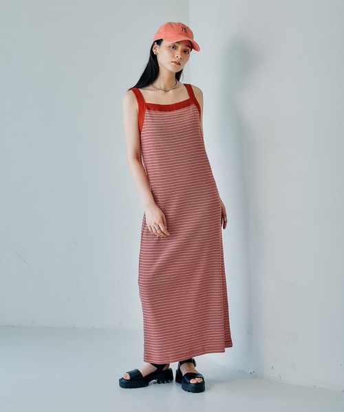 LEPSIM(レプシィム)の「アソートノースリワンピース 497473(ワンピース・レディース・レッド/ネイビー/ブラック・FREE)」の7枚目の写真