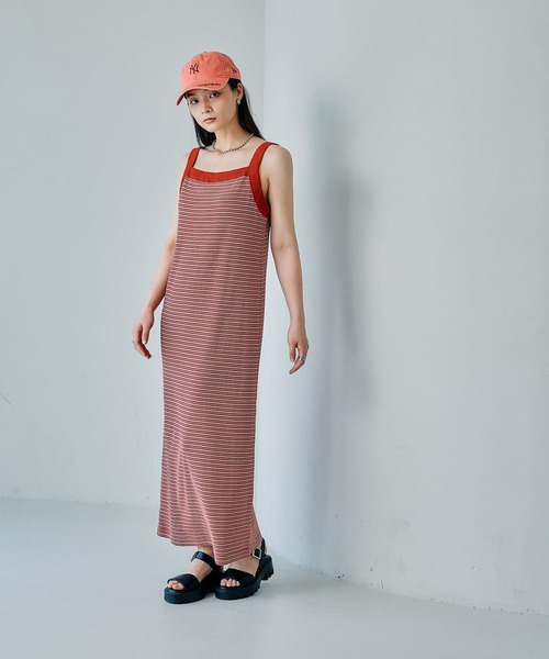 LEPSIM(レプシィム)の「アソートノースリワンピース 497473(ワンピース・レディース・レッド/ネイビー/ブラック・FREE)」の6枚目の写真