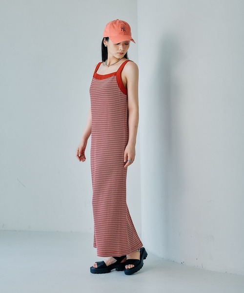 LEPSIM(レプシィム)の「アソートノースリワンピース 497473(ワンピース・レディース・レッド/ネイビー/ブラック・FREE)」の5枚目の写真