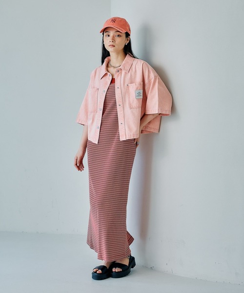 LEPSIM(レプシィム)の「アソートノースリワンピース 497473(ワンピース・レディース・レッド/ネイビー/ブラック・FREE)」の4枚目の写真