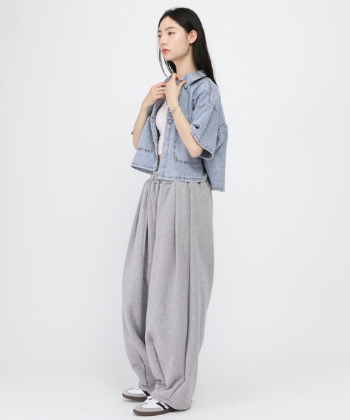 3.3 Field Trip （3.3フィールドトリップ）の「3.3 Field Trip／5分袖デニムシャツ（シャツ/ブラウス・レディース・その他1/その他2・FREE）」の4枚目の写真