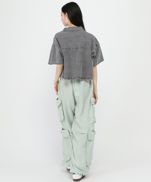 3.3 Field Trip （3.3フィールドトリップ）の「3.3 Field Trip／5分袖デニムシャツ（シャツ/ブラウス・レディース・その他1/その他2・FREE）」の11枚目の写真