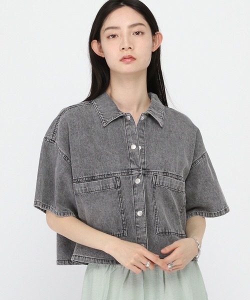 3.3 Field Trip （3.3フィールドトリップ）の「3.3 Field Trip／5分袖デニムシャツ（シャツ/ブラウス・レディース・その他1/その他2・FREE）」の13枚目の写真