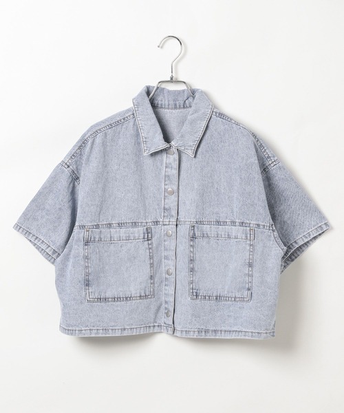 3.3 Field Trip （3.3フィールドトリップ）の「3.3 Field Trip／5分袖デニムシャツ（シャツ/ブラウス・レディース・その他1/その他2・FREE）」の15枚目の写真