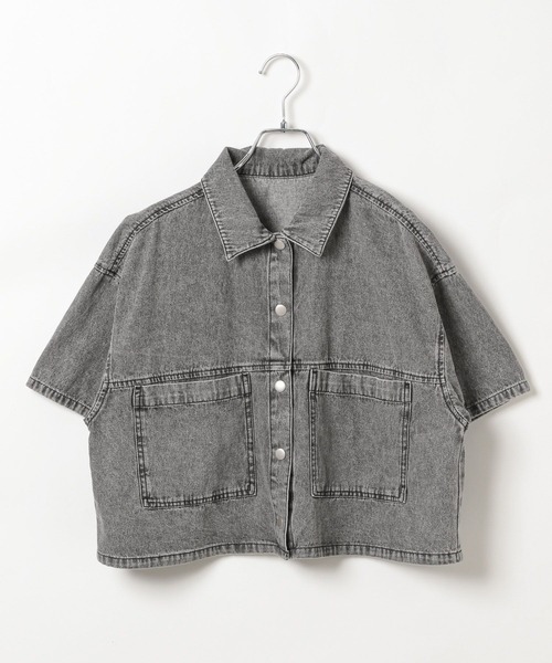 3.3 Field Trip （3.3フィールドトリップ）の「3.3 Field Trip／5分袖デニムシャツ（シャツ/ブラウス・レディース・その他1/その他2・FREE）」の16枚目の写真