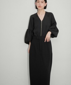 【完売品】ADAM ET ROPE' カットジャガードワンピース カットジャガードワンピース | アダムエロペ(ADAM ET ROPE