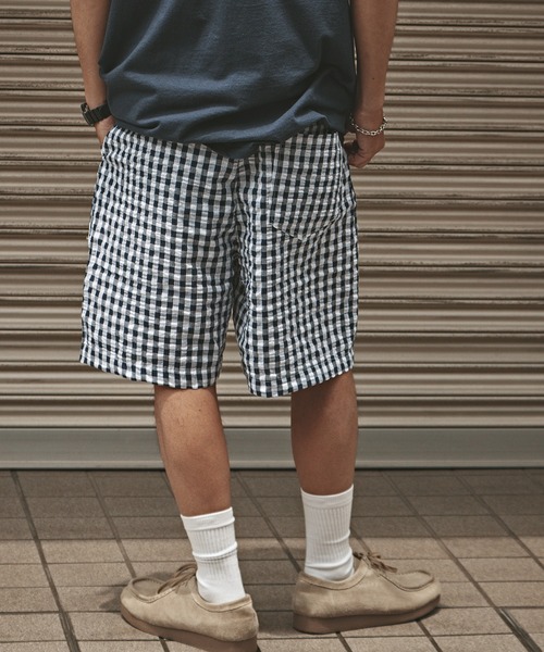 ショートパンツ Check Drawstring Shorts IMG_2558_b3bc3240-c1cd-4479-