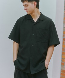 【MAISON CLUB】Open Collar Half Sleeve Shirt KKP/ 開襟ハーフスリーブシャツ