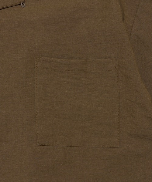 MAISON CLUB(メゾンクラブ)の「【MAISON CLUB】Open Collar Half Sleeve Shirt KKP/ 開襟ハーフスリーブシャツ(シャツ/ブラウス・メンズ・ブラック/ホワイト/ブラウン・M/L)」の8枚目の写真