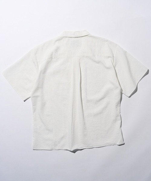 MAISON CLUB(メゾンクラブ)の「【MAISON CLUB】Open Collar Half Sleeve Shirt KKP/ 開襟ハーフスリーブシャツ(シャツ/ブラウス・メンズ・ブラック/ホワイト/ブラウン・M/L)」の12枚目の写真