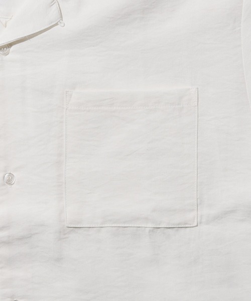 MAISON CLUB(メゾンクラブ)の「【MAISON CLUB】Open Collar Half Sleeve Shirt KKP/ 開襟ハーフスリーブシャツ(シャツ/ブラウス・メンズ・ブラック/ホワイト/ブラウン・M/L)」の15枚目の写真