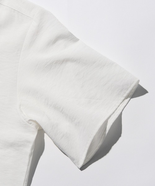 MAISON CLUB(メゾンクラブ)の「【MAISON CLUB】Open Collar Half Sleeve Shirt KKP/ 開襟ハーフスリーブシャツ(シャツ/ブラウス・メンズ・ブラック/ホワイト/ブラウン・M/L)」の16枚目の写真