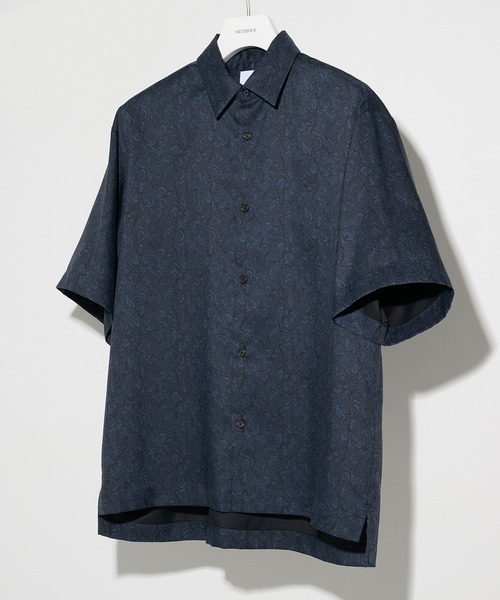 STUDIOUS(ステュディオス)の「ASSORTED PATTERN SHIRTS S.S(シャツ/ブラウス・メンズ・グレー/ブラック/ダークグレー/ネイビー/ホワイト・2/1)」の5枚目の写真