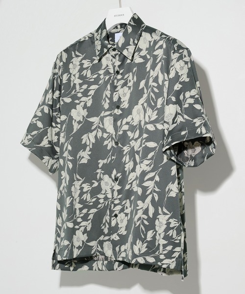 STUDIOUS(ステュディオス)の「ASSORTED PATTERN SHIRTS S.S(シャツ/ブラウス・メンズ・グレー/ブラック/ダークグレー/ネイビー/ホワイト・2/1)」の4枚目の写真