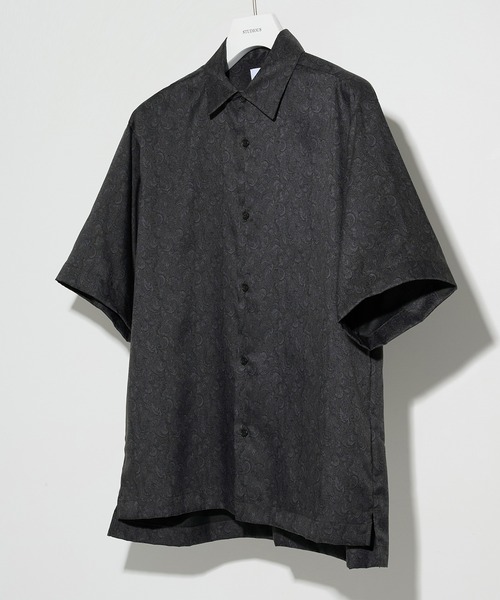 STUDIOUS(ステュディオス)の「ASSORTED PATTERN SHIRTS S.S(シャツ/ブラウス・メンズ・グレー/ブラック/ダークグレー/ネイビー/ホワイト・2/1)」の1枚目の写真