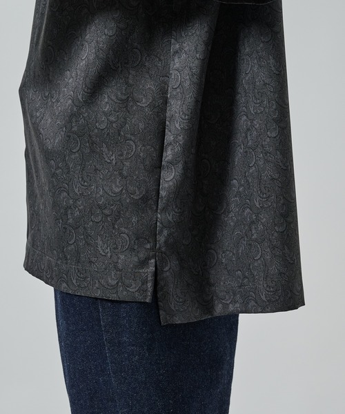 STUDIOUS(ステュディオス)の「ASSORTED PATTERN SHIRTS S.S(シャツ/ブラウス・メンズ・グレー/ブラック/ダークグレー/ネイビー/ホワイト・2/1)」の7枚目の写真