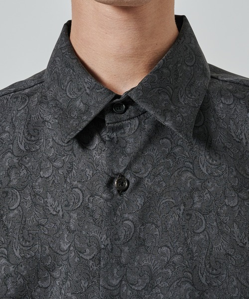 STUDIOUS(ステュディオス)の「ASSORTED PATTERN SHIRTS S.S(シャツ/ブラウス・メンズ・グレー/ブラック/ダークグレー/ネイビー/ホワイト・2/1)」の8枚目の写真