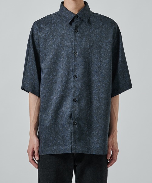 STUDIOUS(ステュディオス)の「ASSORTED PATTERN SHIRTS S.S(シャツ/ブラウス・メンズ・グレー/ブラック/ダークグレー/ネイビー/ホワイト・2/1)」の10枚目の写真