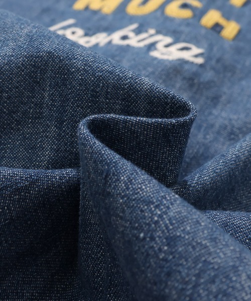 KRIFF MAYER Lady's Collection(クリフメイヤーレディースコレクション)の「【綿100%】デニム刺繍シャツ(シャツ/ブラウス・レディース・ライトブルー/ナチュラル/ストライプ/ダークブルー・LARGE/MEDIUM)」の19枚目の写真