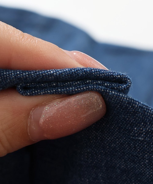 KRIFF MAYER Lady's Collection(クリフメイヤーレディースコレクション)の「【綿100%】デニム刺繍シャツ(シャツ/ブラウス・レディース・ライトブルー/ナチュラル/ストライプ/ダークブルー・LARGE/MEDIUM)」の20枚目の写真