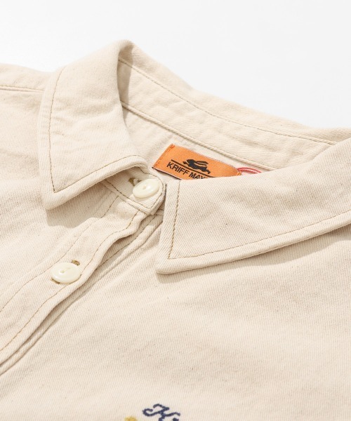 KRIFF MAYER Lady's Collection(クリフメイヤーレディースコレクション)の「【綿100%】デニム刺繍シャツ(シャツ/ブラウス・レディース・ライトブルー/ナチュラル/ストライプ/ダークブルー・LARGE/MEDIUM)」の21枚目の写真