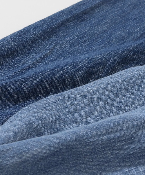 KRIFF MAYER Lady's Collection(クリフメイヤーレディースコレクション)の「【綿100%】デニム刺繍シャツ(シャツ/ブラウス・レディース・ライトブルー/ナチュラル/ストライプ/ダークブルー・LARGE/MEDIUM)」の14枚目の写真