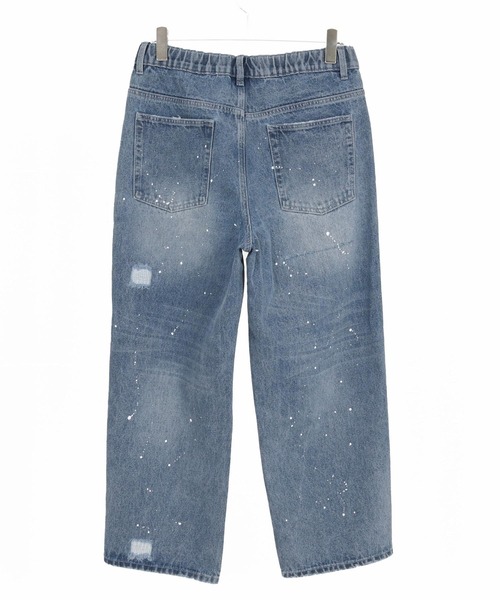 デニム・ジーパン No.0936 snap cago wide denim banding PT No.0936 snap cago wide denim banding PT (HOLY IN CODE/デニム