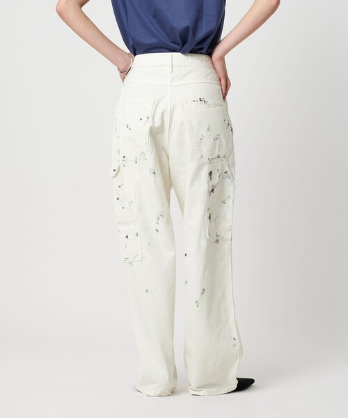 BEAUTY&YOUTH UNITED ARROWS（ビューティーアンドユースユナイテッドアローズ）の「コットンペイントデニムパンツ（デニムパンツ・レディース・ブラック/ホワイト・XS/S/M）」の7枚目の写真