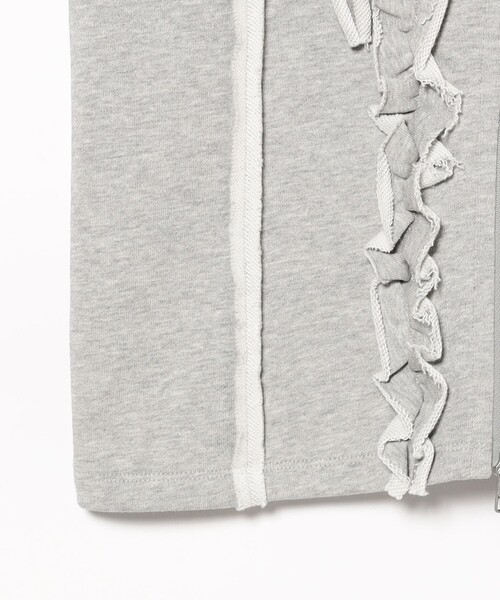 Ray BEAMS（レイビームス）の「フリルブレード ウラケ ベスト（ベスト・レディース・ライトグレー/チャコールグレー・ONE SIZE）」の19枚目の写真