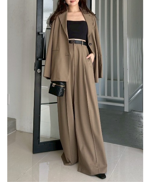 ワイドストレートパンツ（スラックス）｜FRAY I.D（フレイアイディー  