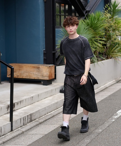 kutir(クティール)の「VINTAGELIKE BICOLOR STITCH TEE/ヴィンテージライクバイカラーステッチTEE(Tシャツ/カットソー・メンズ・ブラック/ネイビー/ライトグレー・MEDIUM/LARGE)」の13枚目の写真