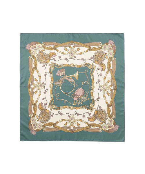 B:MING by BEAMS(ビーミングバイビームス)の「ベルト柄 スカーフ(バンダナ/スカーフ・レディース・ブラウン/グリーン系その他4・ONE SIZE)」の5枚目の写真